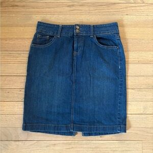 Jean pencil skirt